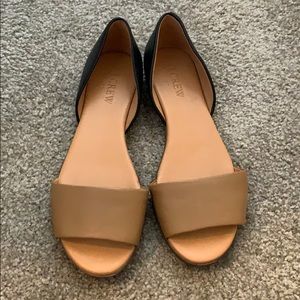 J.Crew Sandals 🖤 Black & Tan/Brown
